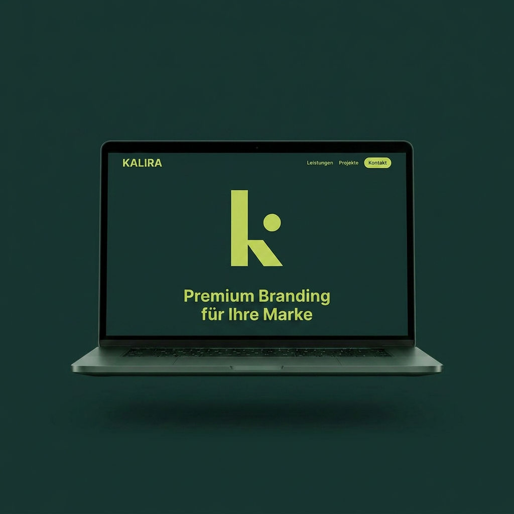 KALIRA Webseite am Laptop